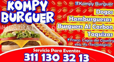 Hamburguesas El Kompy food