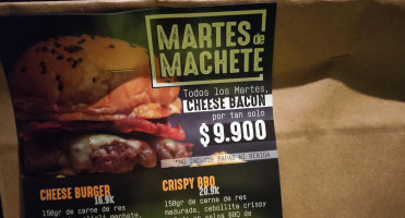 Machete Burger food