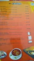 La Favorita menu