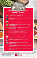 Jardin Secret Texcoco menu