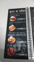 Agredano's Burguer Wings menu