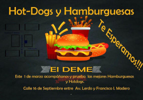 Hamburguesas-hotdog 's Deme food