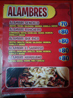 Delicias El Platanito menu