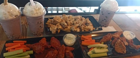 Wings Sushi Boba food