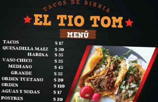 El Tio Tom Tacos De Birria food