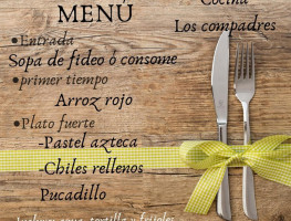 Los Compadres Comedor. food