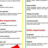 Sushi De La Tía Vicky Carta