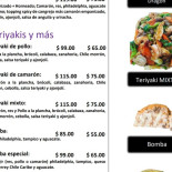 Sushi De La Tía Vicky Carta