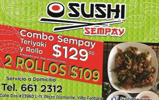 Sushi Sempay food