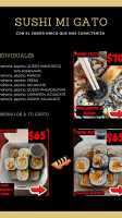 Sushi Mi Gato menu