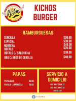 Kichos menu