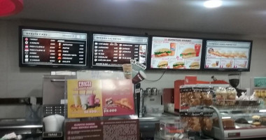 Dunkin inside