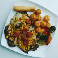 Lucho"s Burger Fast Food food