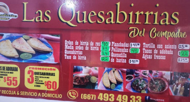 Las Quesabirrias Del Compadre Sucursal El Barrio food