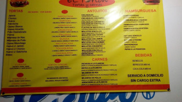 El Tortón menu