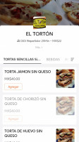 El Tortón menu