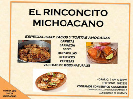 El Rinconcito Michoacano food