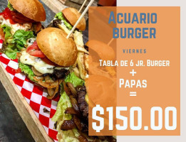 Acuario Burger food