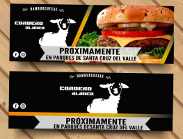 Hamburguesas Cordero Blanco food