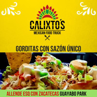 Calixtos Mexican Food Truck menu