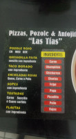 Las Tías. Pozole Y Antojitos menu