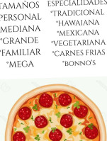 Bonno's Pizza food