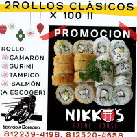 Nikko's Sushi House food