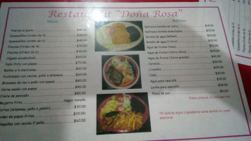 Doña Rosa food