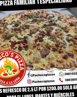 Pacheco's Pizzas food