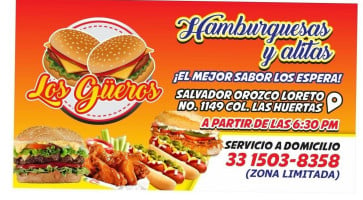 Hamburguesas Y Alitas Los Gueros food