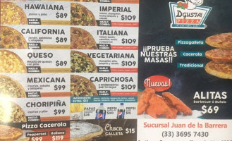 D' Gusta Pizza food