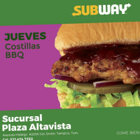 Subway Plaza Altavista food