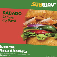 Subway Plaza Altavista food