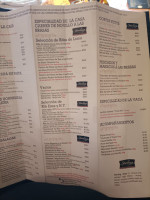 Asador La Vaca Argentina menu