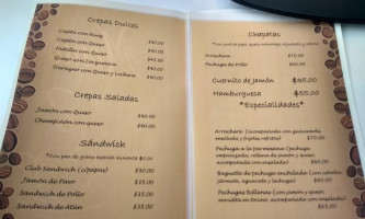 Café Aroma De Café menu