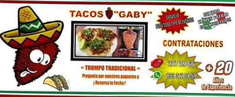 Tacos Al Pastor Gaby food