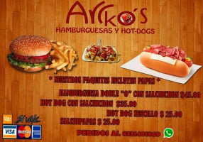 Hamburguesas Y Hot Dogs Arcko's food