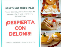 Delonis Café food