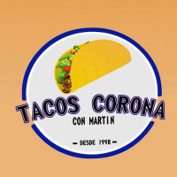 Tacos Corona Con Martin inside