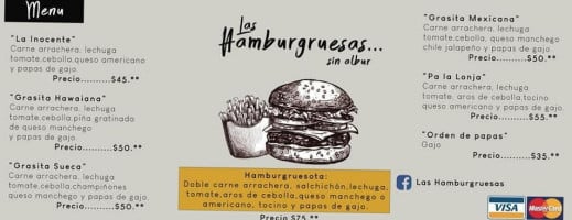 Las Hamburgruesas Sin Albur food