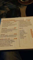 Zambelé menu