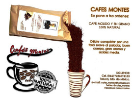 Cafes Montes food