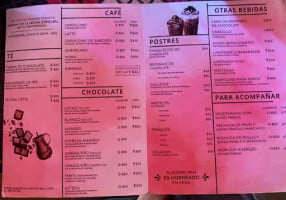 Cacao menu