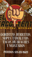 El Tacontento menu