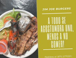 Hamburguesas Jim Joe food