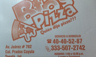 Bto´s Pizza food