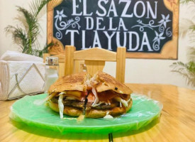 El Sazón De Las Tlayuda food