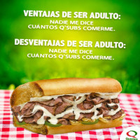 Quiznos Galerias food