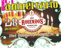 Rosendo’s Grill food