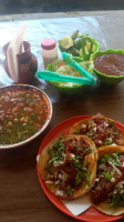 Tacos De Cabeza Y Birria food